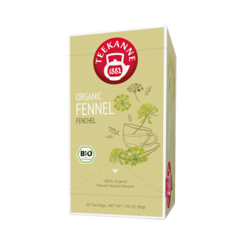 Teekanne BIO Organic Fennel Fenchel, Bio Kraeutertee, Teebeutel im Kuvert, 2. Entnahmefach displaytauglich, 50g